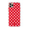 Polka Dot iPhone Case - Red & White