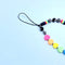 Beaded Phone Strap - Colorful Heart