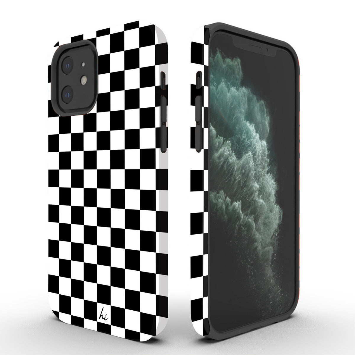 HIMODA- Hard Checkered Macbook Case for Air & Pro, Checkerboard