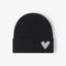 Cuff Beanie with Embroidered Heart