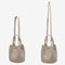 Leather Bucket Bag with Top Handle & 2 Straps