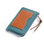 Leather Card Holder Wallet in Color-block