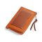 Leather Card Holder Wallet in Color-block