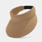 Packable Straw Visor with Large Brim