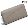 Leather Long Wallet with RFID Feature
