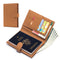 Leather Passport Wallet with RFID Protection