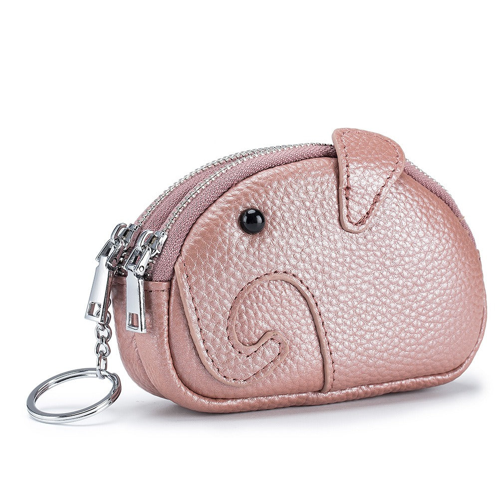 Leather Coin Purses with Keychain for Women | HIMODA– HIMODA