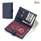 Leather Passport Wallet with RFID Protection