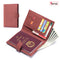 Leather Passport Wallet with RFID Protection