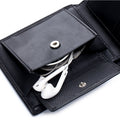 Mini Leather Wallet with Coin Pouch - RFID Anti-theft