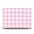 HardShell Macbook Case  - Buffalo Plaid in Pink
