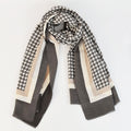 Long Houndstooth Scarf