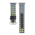 Checked Apple Watch Band - Blue Yellow