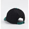 Baseball Cap with Letter H on Color-block Brim