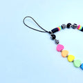 Beaded Phone Strap - Colorful Heart