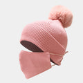 Knitted Beanie, Mouth Covering Set