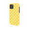 Tough Polka Dots iPhone Case - Illuminating Yellow