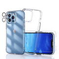[3 in 1] Clear iPhone 13 Pro / Max Case with Screen Protector & Camera Cover