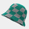 Crochet Checkered Bucket Hat