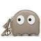 Mini Leather Coin Pouch with Eyes