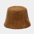 Brimless Corduroy Bucket Hat