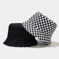 Reversible Checkered Bucket Hat