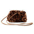 Fluffy Crossbody Bag - Leopard