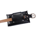 Genuine Leather Belt Bag with Chain