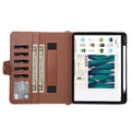 Leather Folio iPad Case with Wristlet & Crossbody Strap