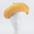 Knitted Beret Hat in Bright Colors
