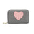 Mini Leather Card Holder with Heart