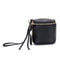 Leather Box Coin Bag with Wristlet