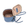 Nano Leather Box Coin Bag with Wristlet
