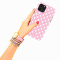 Tough Dual-layer iPhone Case - Pink Polka Dot