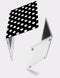 HardShell Macbook Case  - Polka Dot in Black