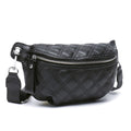 Quilted Leather Crossbody Sling Bag