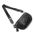 Quilted Leather Crossbody Sling Bag