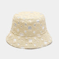 Distressed Raw Hem Bucket Hat