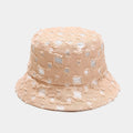 Distressed Raw Hem Bucket Hat