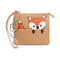 Mini Leather Wristlet Coin Purse Wallet - Squirrel