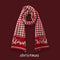 Red Knit Scarf - Christmas Vibe