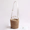 Small Woven Straw Basket Bag