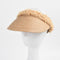 Straw Visor Sun Hat with Tassel