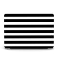 HardShell Macbook Case  - Striped in Black/White