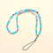 Beaded Phone Strap - Boho Love in Blue