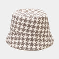 Tweed Houndstooth Bucket Hat