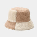 Color Block Shearling Bucket Hat