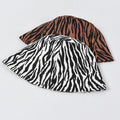 Brimless Zebra Bucket Hat