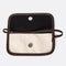 Medium Canvas Shoulder Bag with Leather Trims