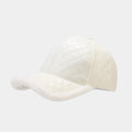 Quilted Cap with Faux Fur Trim